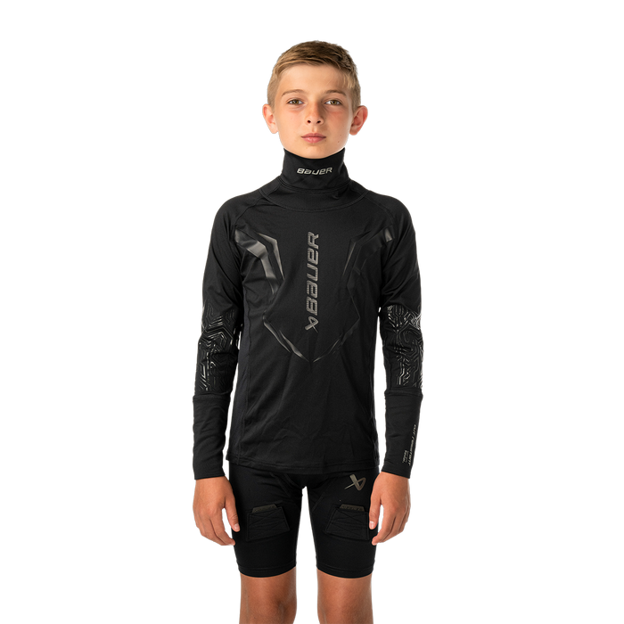 Bauer S26 Bodyguard Baselayer Top w/ Neck & Wrist Protection Youth
