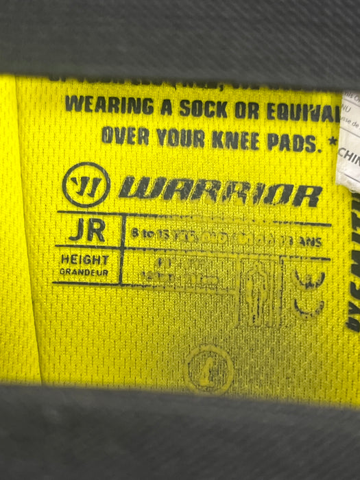 Used Warrior Ritual X3 E+ Junior Knee Guards