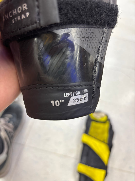 Used Bauer Supreme Ultra Sonic 10” Shin Pads