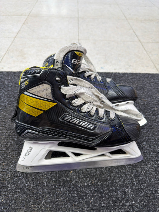 Used Bauer Supreme 3s Size 4.5D Goal Skates