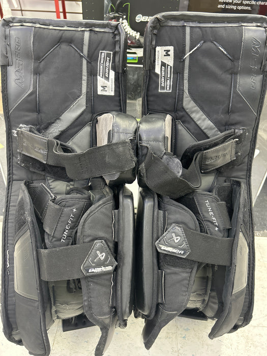 Used Bauer Supreme M5 Pro Goal Pads Intermediate Medium