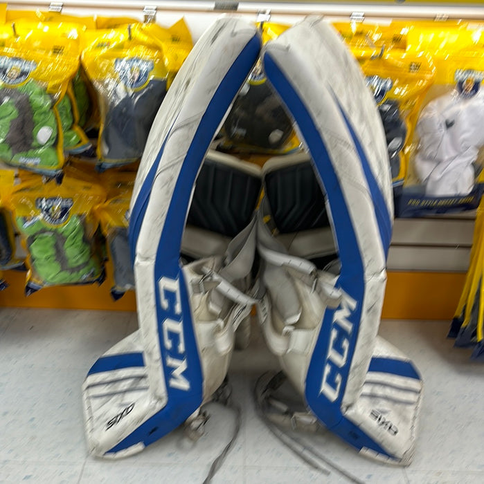 Used CCM Axis 34+1” Senior Goal Pads