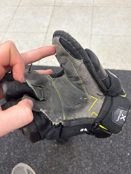 Used Bauer Vapor 3x Pro 10” Junior Gloves