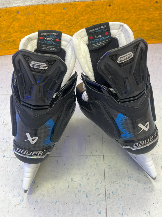 Used Bauer Supreme SHADOW Maple Leafs Pro Stock - Philipe Myers - Size 9.5 Skates