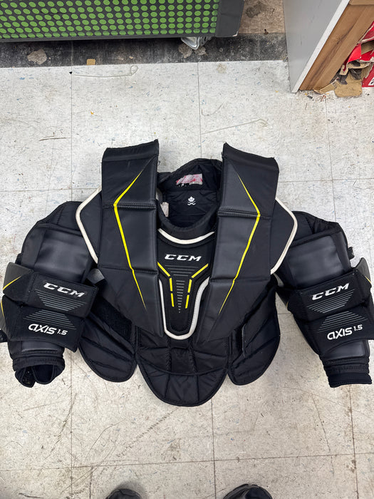 Used CCM Axis 1.5 Goal Chest Protector Junior Small-Medium