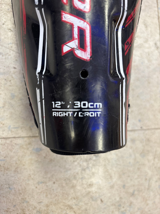 Used Bauer NSX 12” Junior Shin Guard
