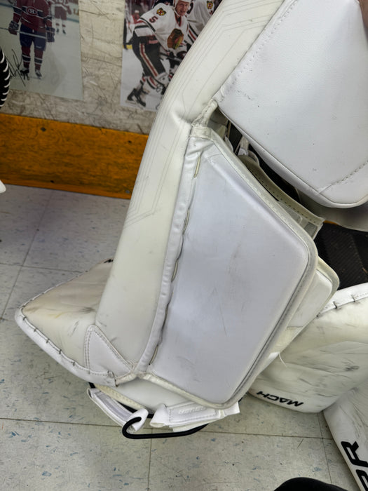 Used Bauer Supreme Mach Leg Pads Senior Medium