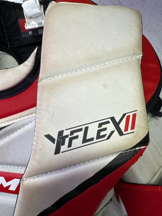 Used CCM Yflex II Youth Small-Medium Chest Protector