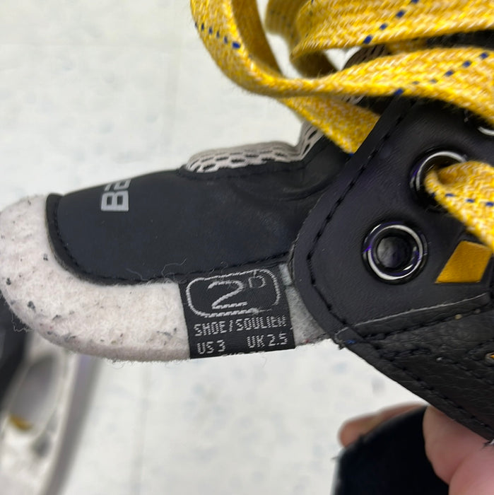 Used Bauer Supreme 150 Size 2 Player Skates