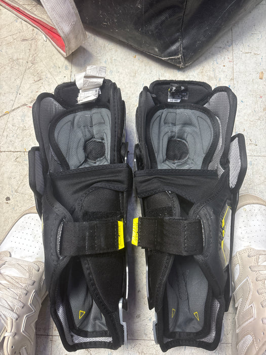 Used Bauer Supreme M5Pro Shin Guards Size 12”