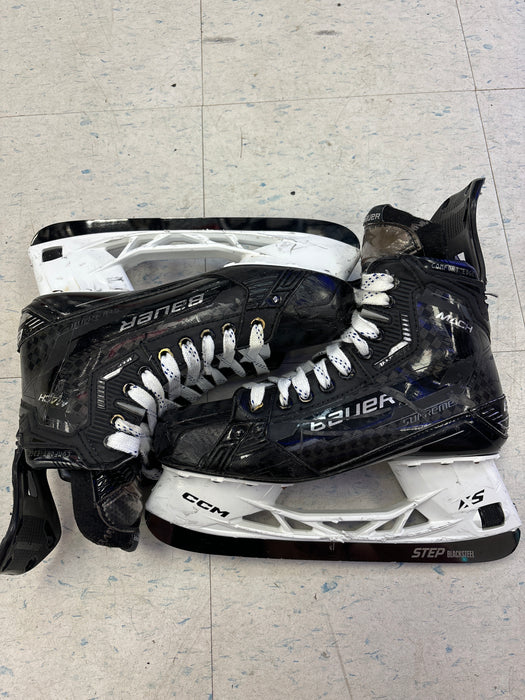 Used Bauer Supreme Mach Size 8.5 Pro Stock Skates