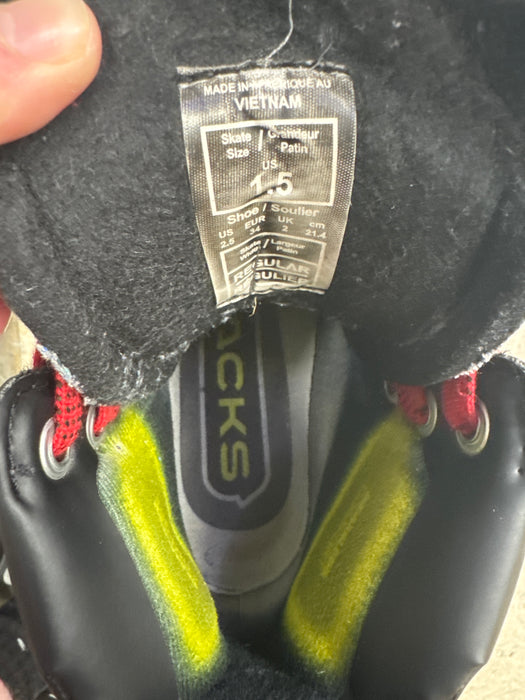 Used CCM Tacks XF80 Skates Size 1.5