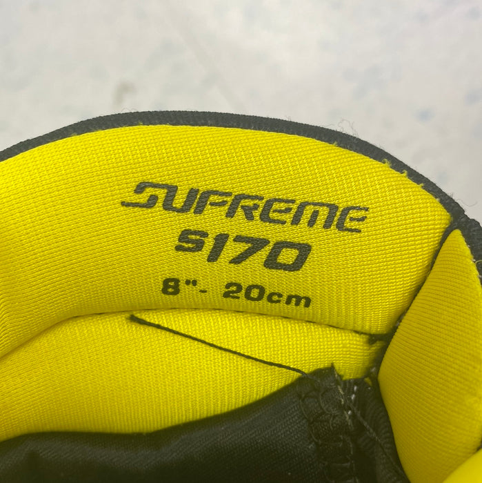 Used Bauer Supreme s170 8” Gloves
