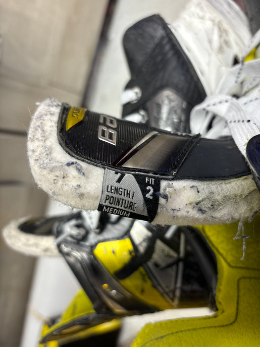Used Bauer Supreme 3s Size 7.0 Fit 2 Senior Skates