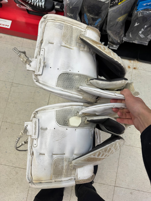 Used Bauer Vapor 2x Goalie Leg Pads Senior X-Small 32"
