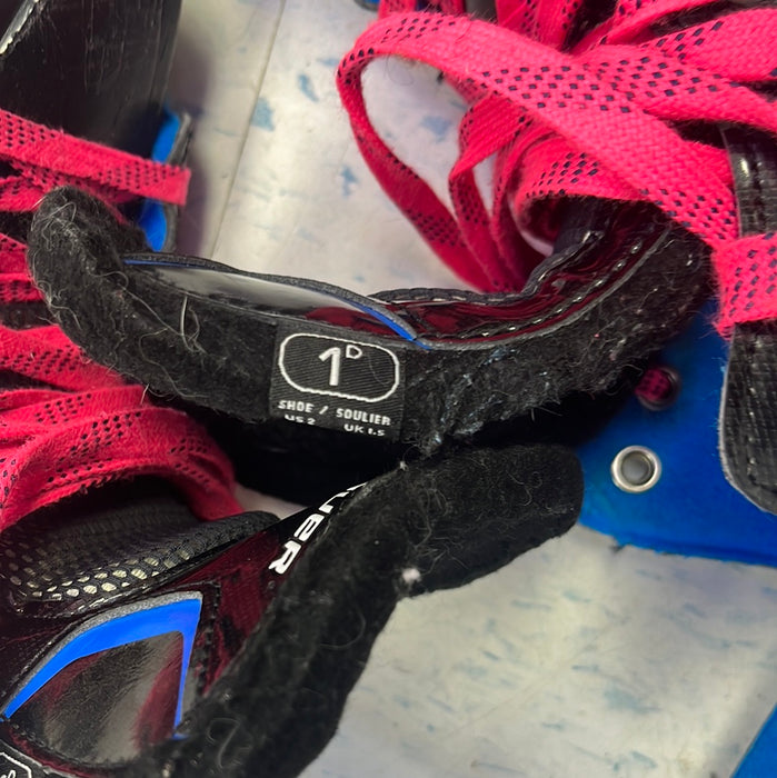 Used Bauer Nexus N7000 Size 1 Player Skates