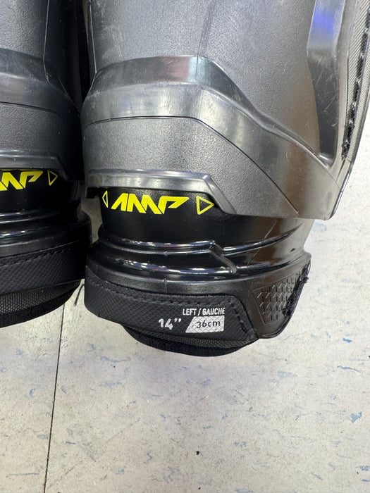 Used Bauer MACH Shin Pads 14"