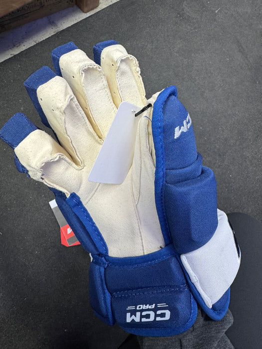 NHL Toronto Maples Leafs Pro Stock CCM HG97 Gloves