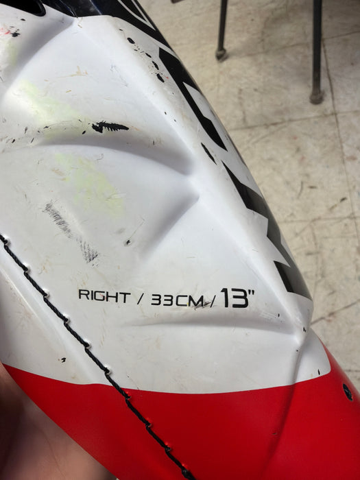 Used CCM JetSpeed FT475 Size 13” Shin Guards