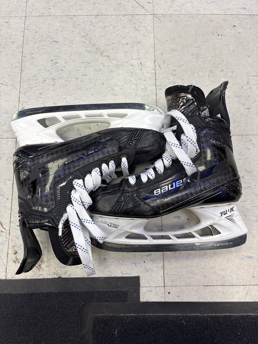 Used Bauer Supreme Mach Size 8.5 Fit 3 Skates