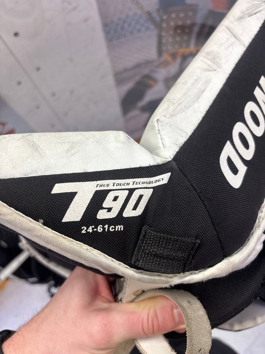 Used Sher-Wood T90 Youth 24” Goal Pads