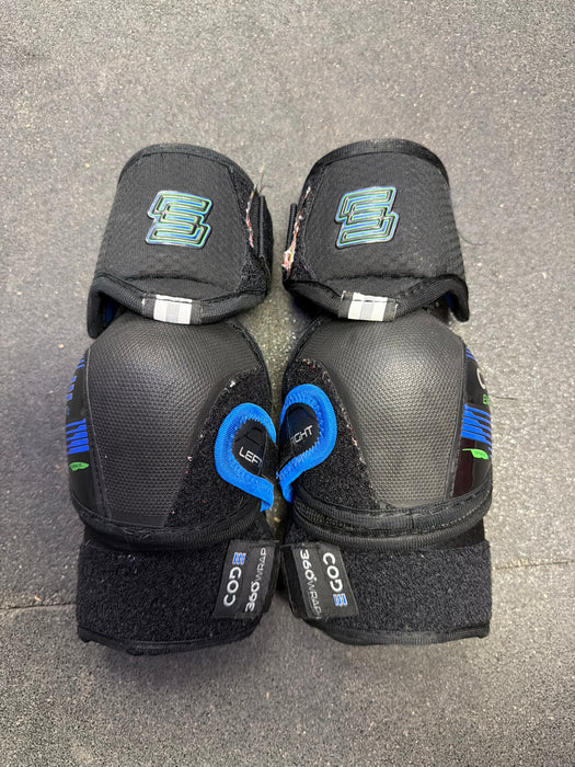 Used Sher-Wood Code Encrypt 2 Junior Small Elbow Pads