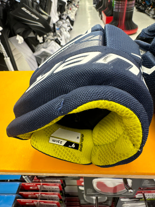 Used Bauer Supreme Ultra Sonic 9” Gloves