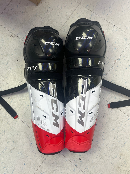 Used CCM JetSpeed FT4 16" Shin Pads
