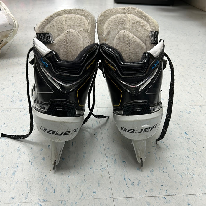 Used Bauer NXG Goal Skates 8.5 D