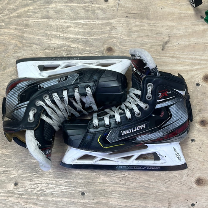 Used Bauer Vapor 2X Pro Size 4.5 Goal Skates