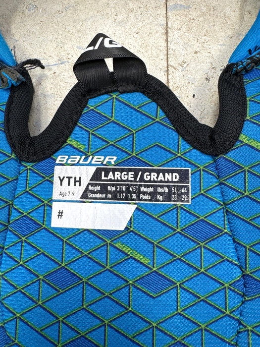 Used Bauer X Youth Large Shoulder Pads