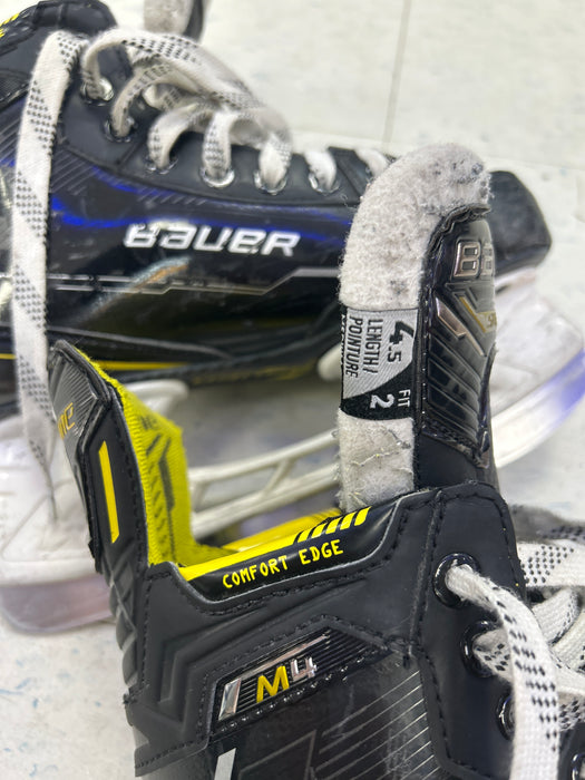 Used Bauer Supreme M4 4.5 Fit 2 Intermediate Player Skates