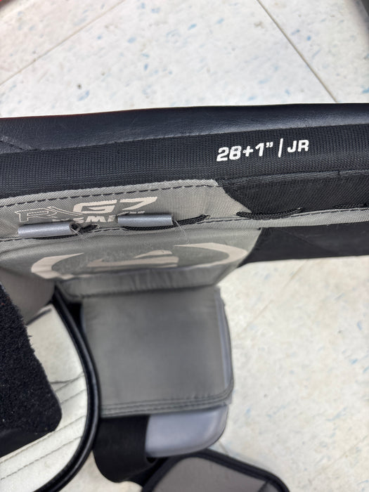 Used Warrior Ritual G7 Leg PadsJunior 28"+1"