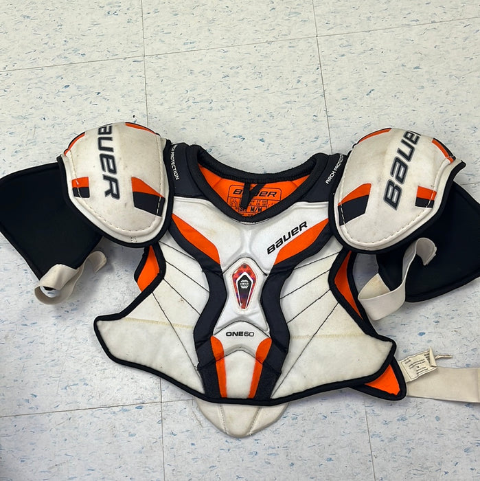Used Bauer One60 Senior Medium Shoulder Pads