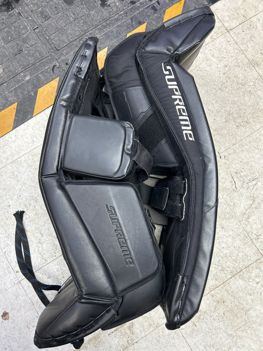 Used Bauer Supreme M5 Pro Goal Pads Intermediate X-Small