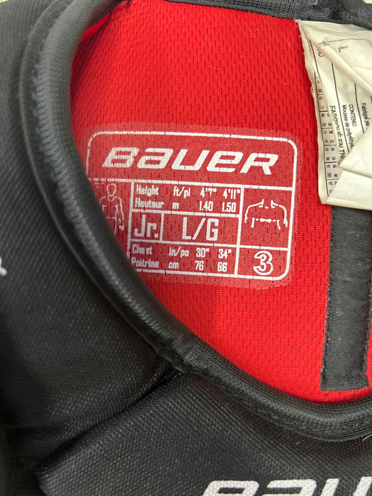 Used Bauer Vapor X5.0 Shoulder Pads Junior Large