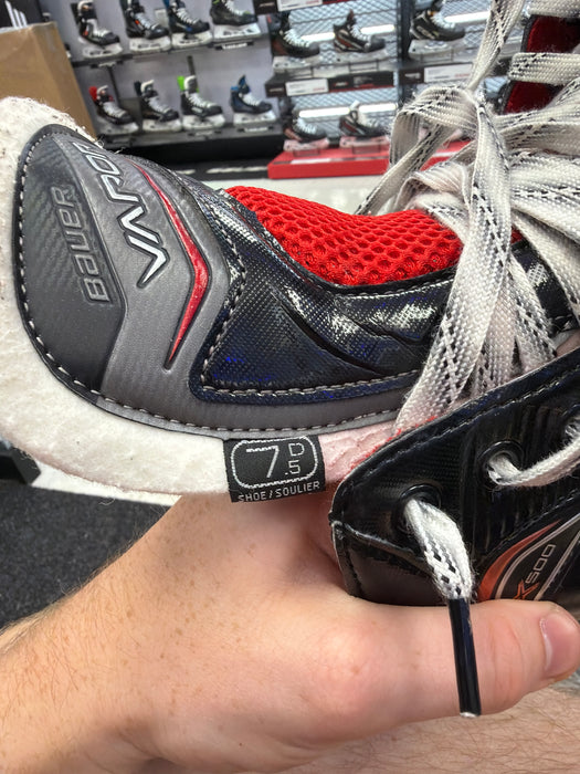 Used Bauer Vapor x500 Size 7.5D Skates