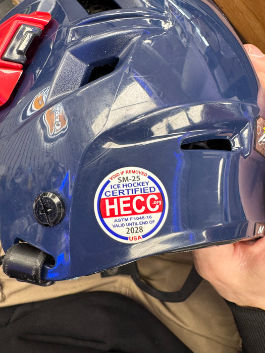 PRO STOCK Oshawa Generals CCM SuperTacks X Helmet Medium