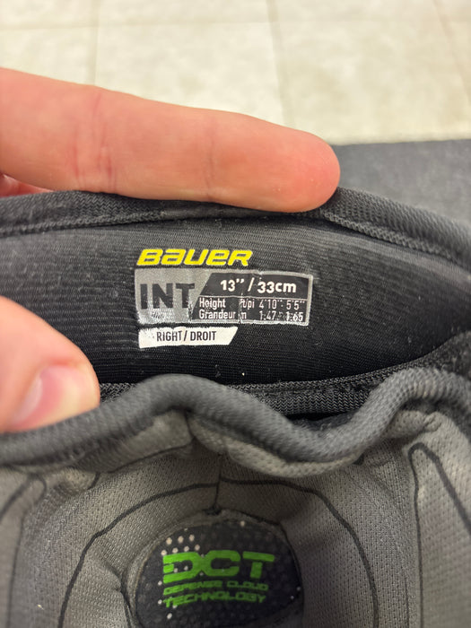 Used Bauer Supreme Mach 13” Shin Pads