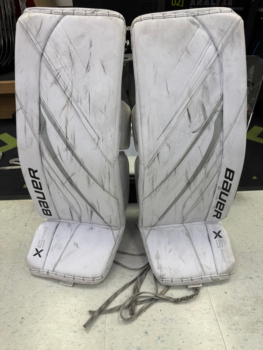 Used Bauer Vapor X5 Pro Senior Extra Small 32+1” Goalie Leg Pads
