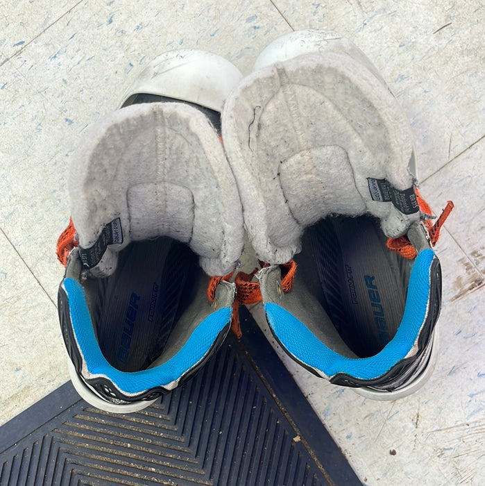 Used Bauer Reactor 4000 Size 4 Goal Skates