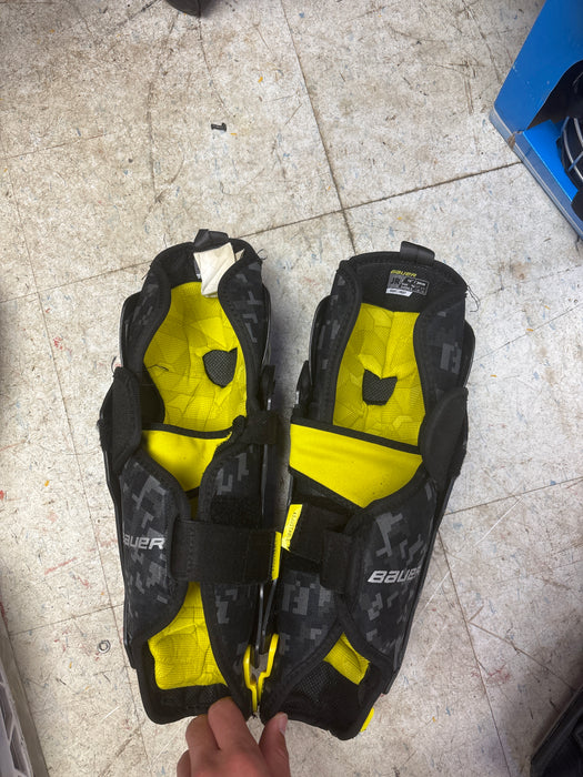 Used Bauer M3 Shin Pads Size 12”