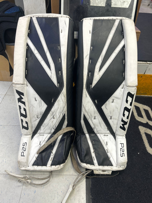 Used CCM Premier 2.5 Junior Goal Pads