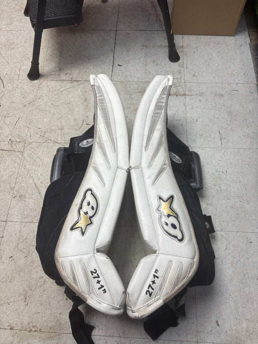 Used Brian’s NetZero 7.0 Goalie Leg Pads Size 27+1