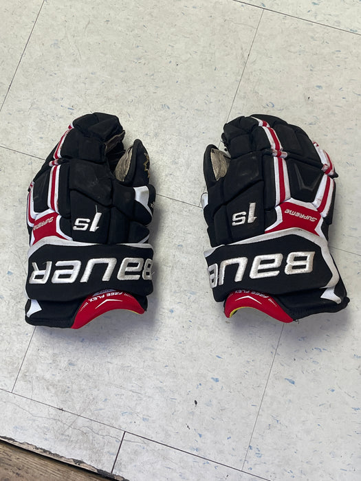 Used Bauer Supreme 1S 14” Gloves