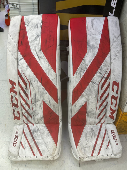 Used CCM Axis 1.9 Senior Goal Pads