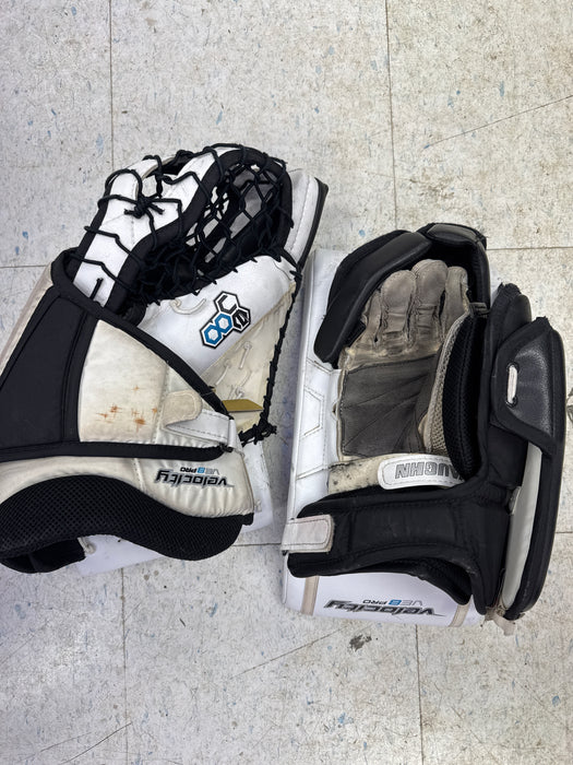 Used Vaughn Velocity VE8 Pro Senior Catcher Blocker Set