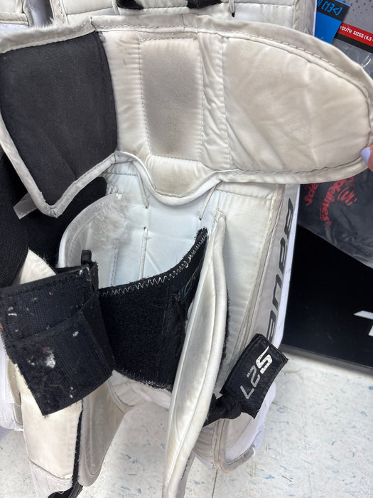 Used Bauer Supreme S27 Junior Small Leg Pads