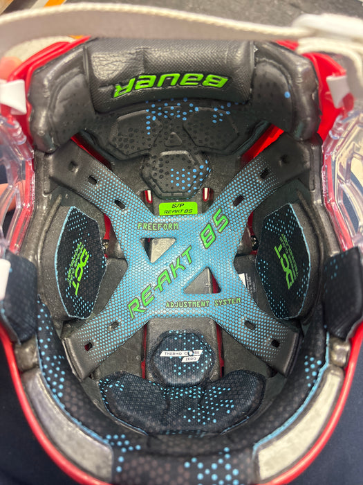 Used Bauer Re-Akt 85 Senior Small Helmet