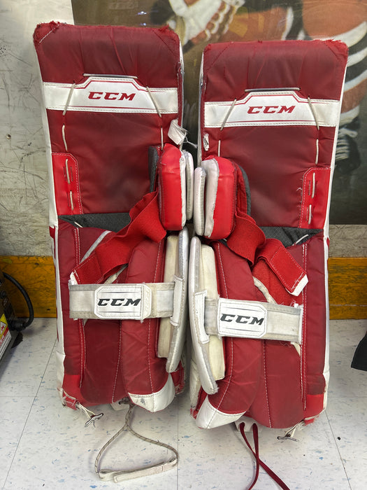 Used CCM Axis 1.5 Junior Goal Pads